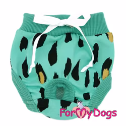 Tikskydd "Wild Green" För tik "For My Dogs"
