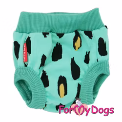 Tikskydd "Wild Green" För tik "For My Dogs"