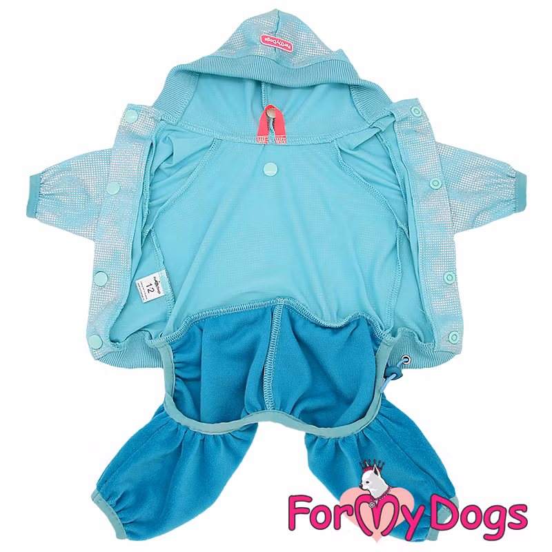 Suit Mysdress Pyjamas overall "Turquoise dream" Unisex "For My Dogs"