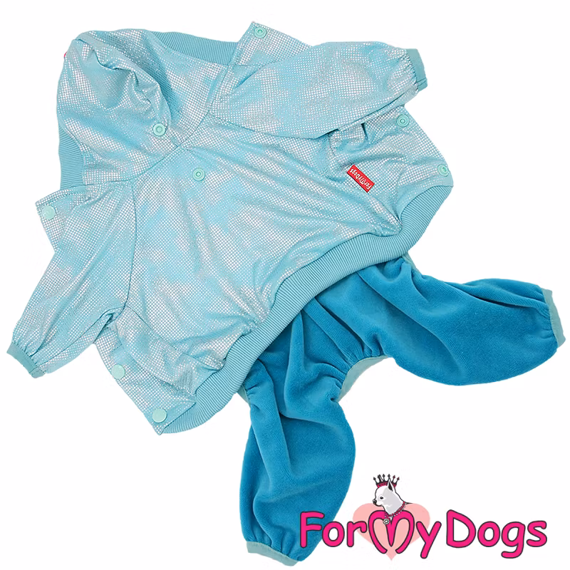 Suit Mysdress Pyjamas overall "Turquoise dream" Unisex "For My Dogs"