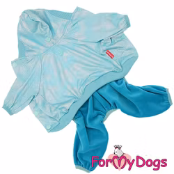 Suit Mysdress Pyjamas overall "Turquoise dream" Unisex "For My Dogs"