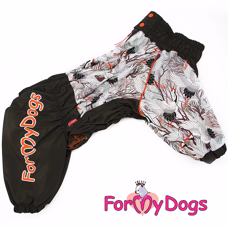 Varm Vinteroverall "Brun Fågel" Hane " For My Dogs"