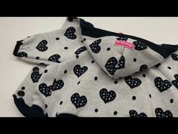 Suit Mysdress Pyjamas overall "Hearts" Unisex "For My Dogs"