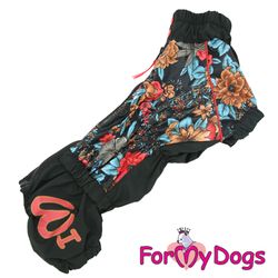 Regnoverall "Höstlöv" Tik "For My Dogs"