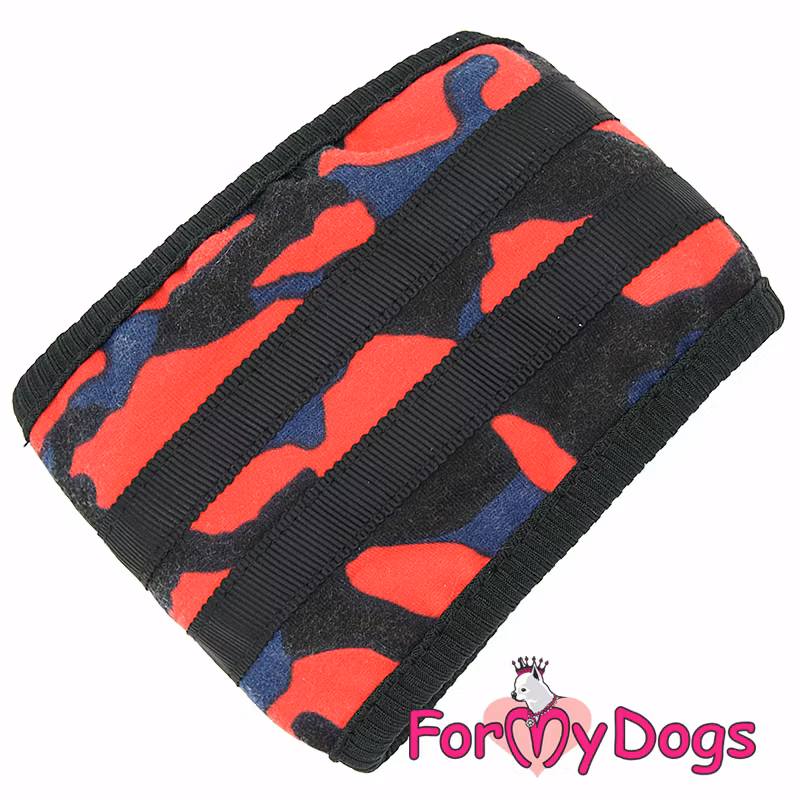 Skvättskydd "Svart Röd" För hane "For My Dogs"