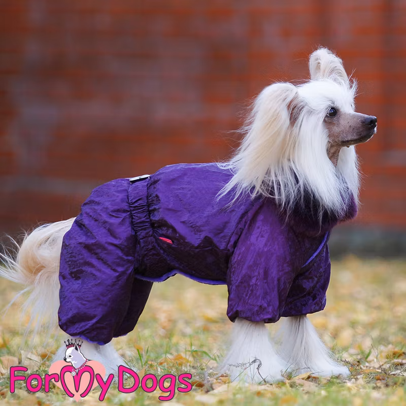 Varm Vinteroverall "Lila Flashig" Tik "For My Dogs"
