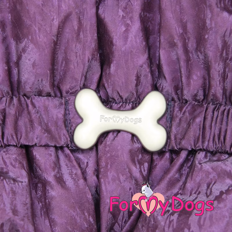 Varm Vinteroverall "Lila Flashig" Tik "For My Dogs"