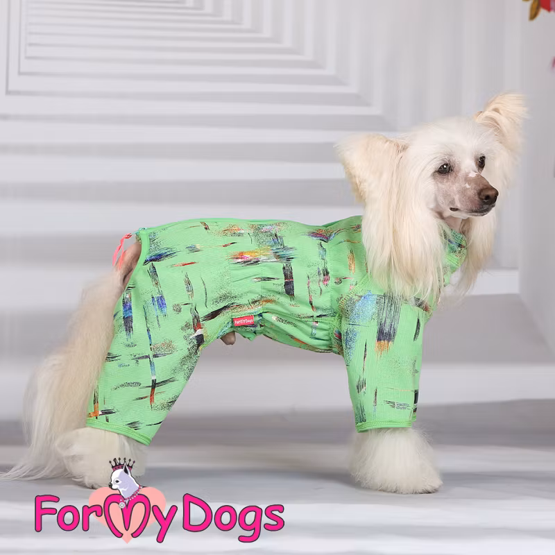 Mys Overall "Green Splash" Hane "For My Dogs"