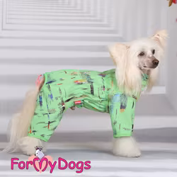 Mys Overall "Green Splash" Hane "For My Dogs"