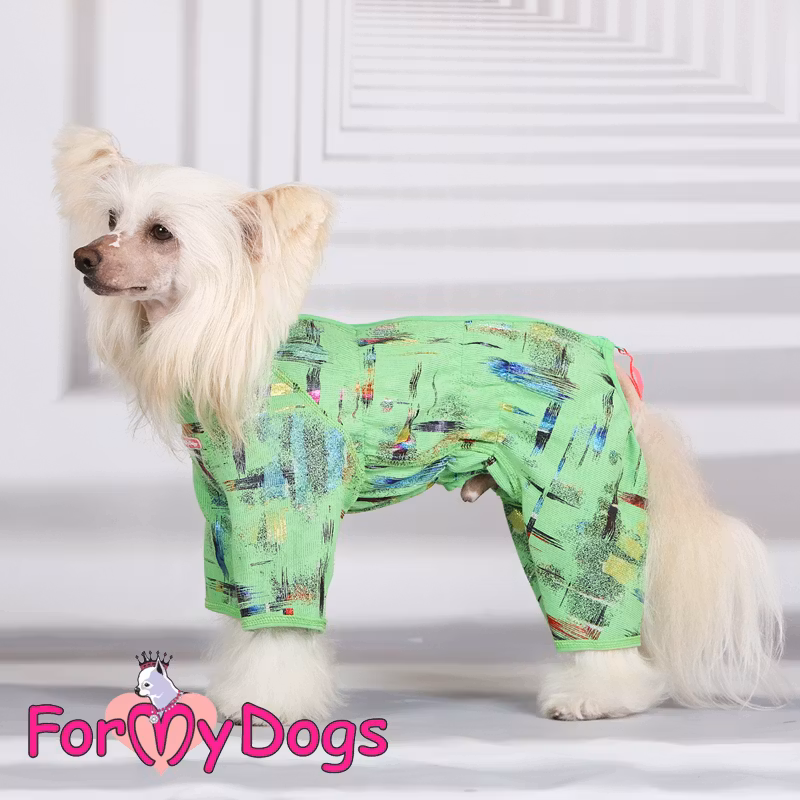 Mys Overall "Green Splash" Hane "For My Dogs"