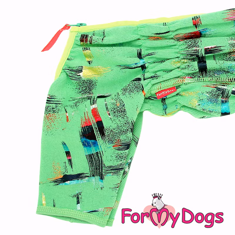 Mys Overall "Green Splash" Hane "For My Dogs"