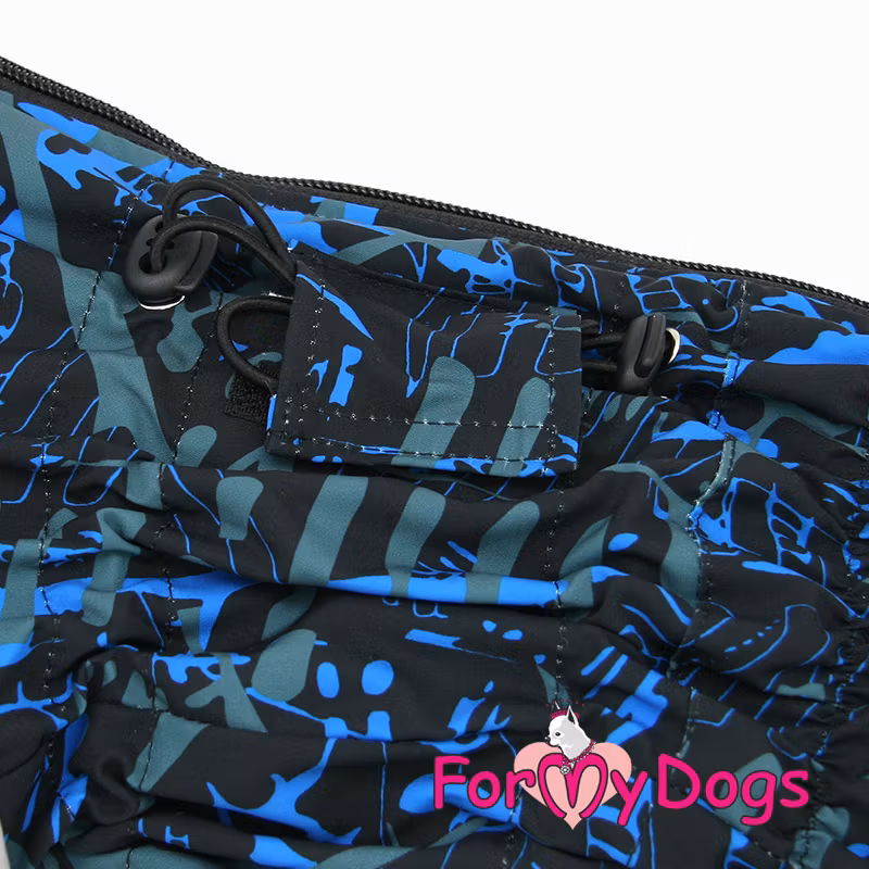 Varm Vinteroverall "Black Blue" Hane "For My Dogs"