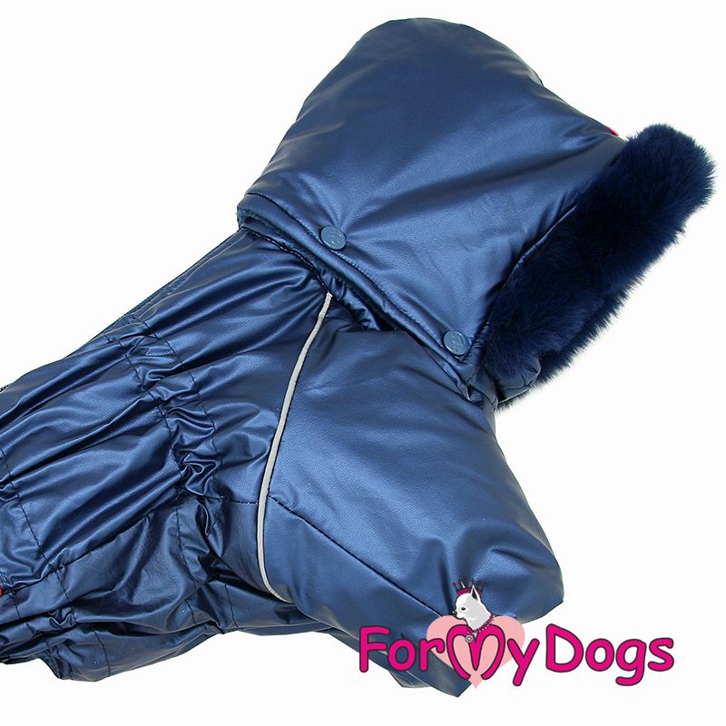 Varm Vinteroverall "Blue Metallic" Hane "For My Dogs"