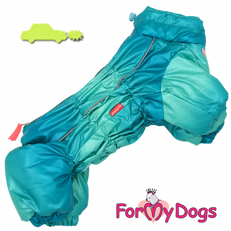 Varm Vinteroverall "Aqua Green" Hane "For My Dogs"