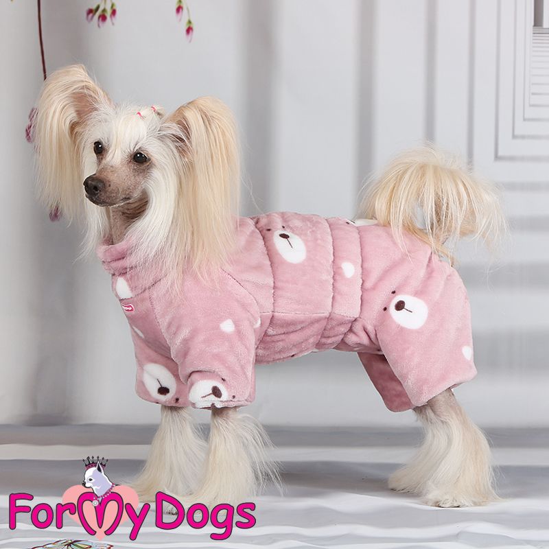 Fleeceoverall "Puderrosa Nalle Plysh" Tik "For My Dogs"