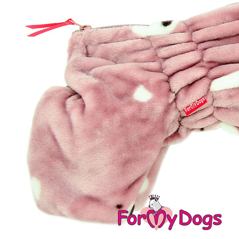 Fleeceoverall "Puderrosa Nalle Plysh" Tik "For My Dogs"