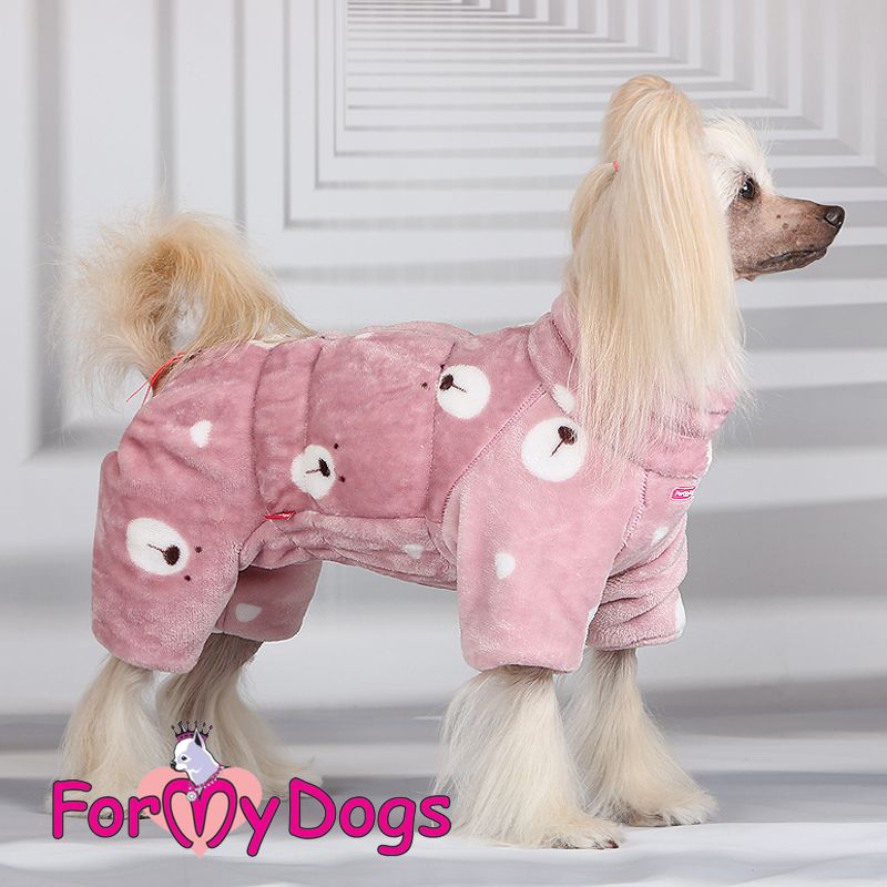 Fleeceoverall "Puderrosa Nalle Plysh" Tik "For My Dogs"