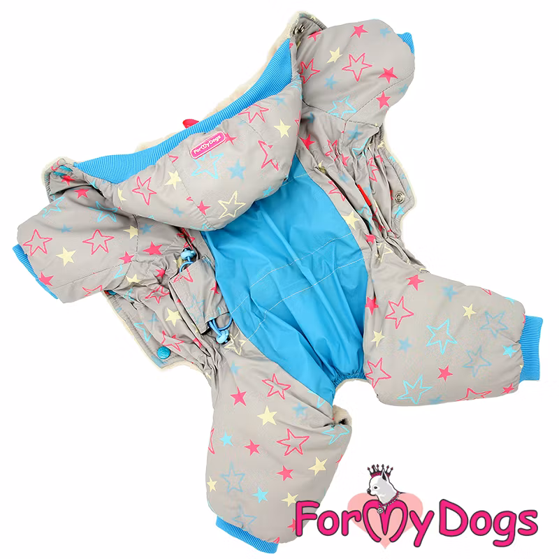 Varm Vinteroverall "Stars" Hane "For My Dogs"