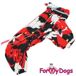 Overall "Black White Red" Tik Tunnfodrad