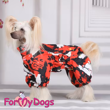 Overall "Black White Red" Tik Tunnfodrad