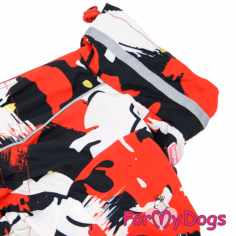 Overall "Black White Red" Tik Tunnfodrad