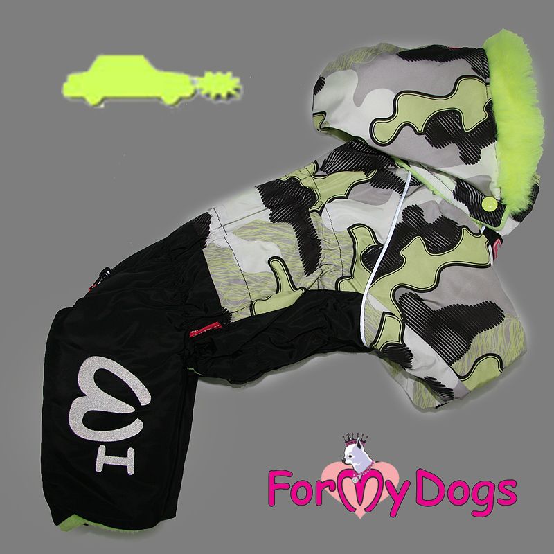 Varm Vinteroverall "Gul Khaki" Hane "For My Dogs"