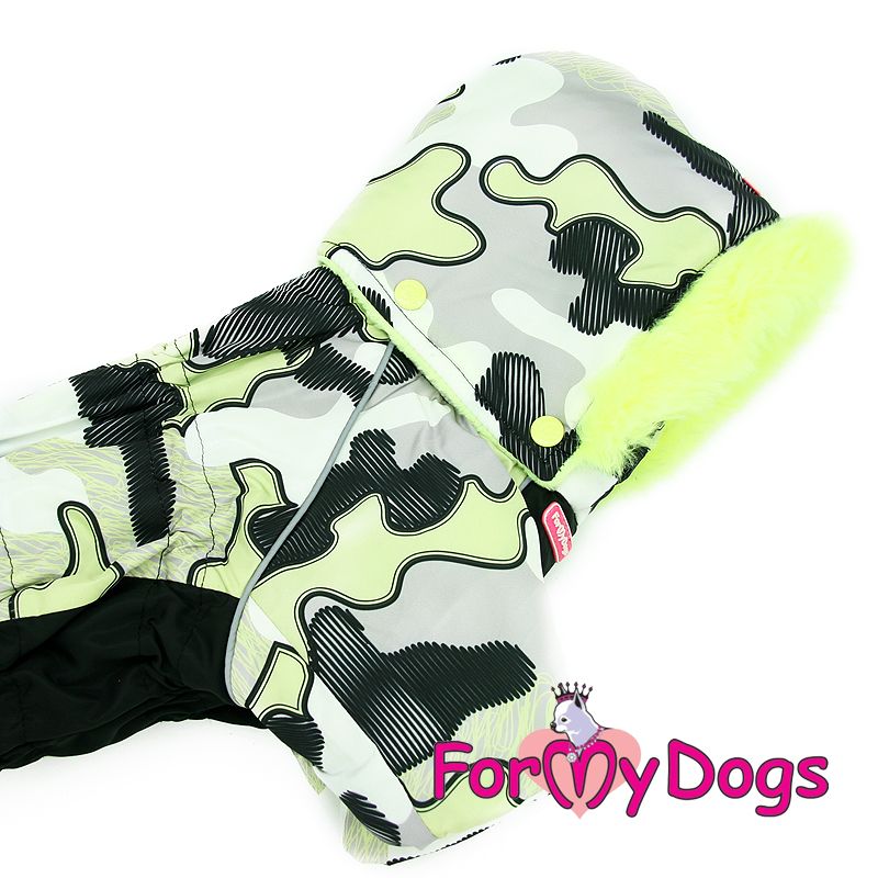 Varm Vinteroverall "Gul Khaki" Hane "For My Dogs"