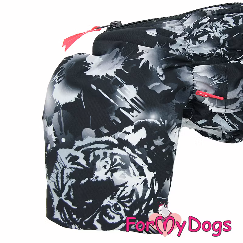 Varm Vinteroverall "Black Tiger" Hane "For My Dogs"