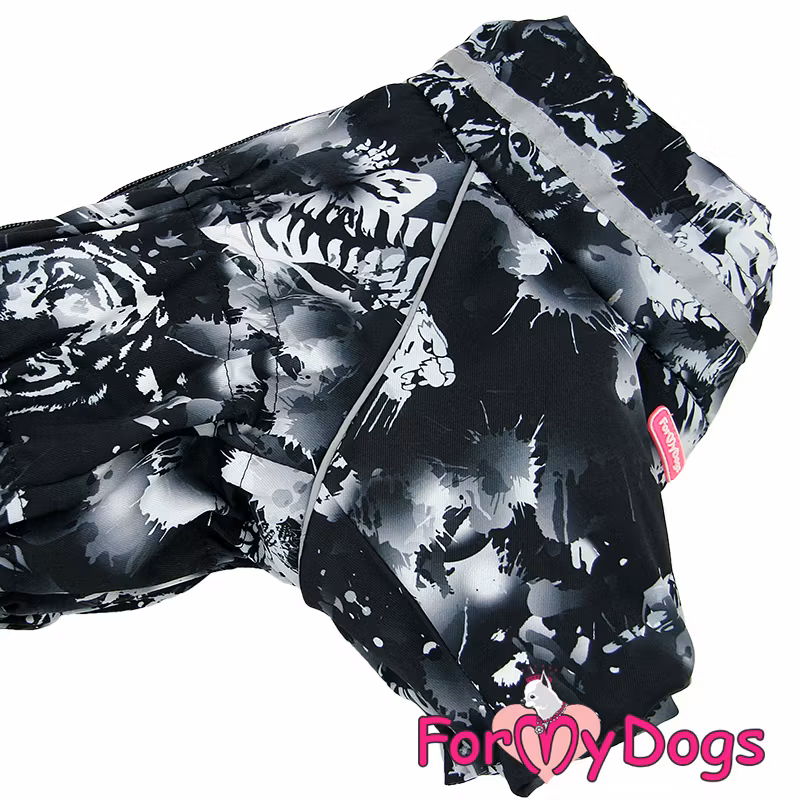 Varm Vinteroverall "Black Tiger" Hane "For My Dogs"
