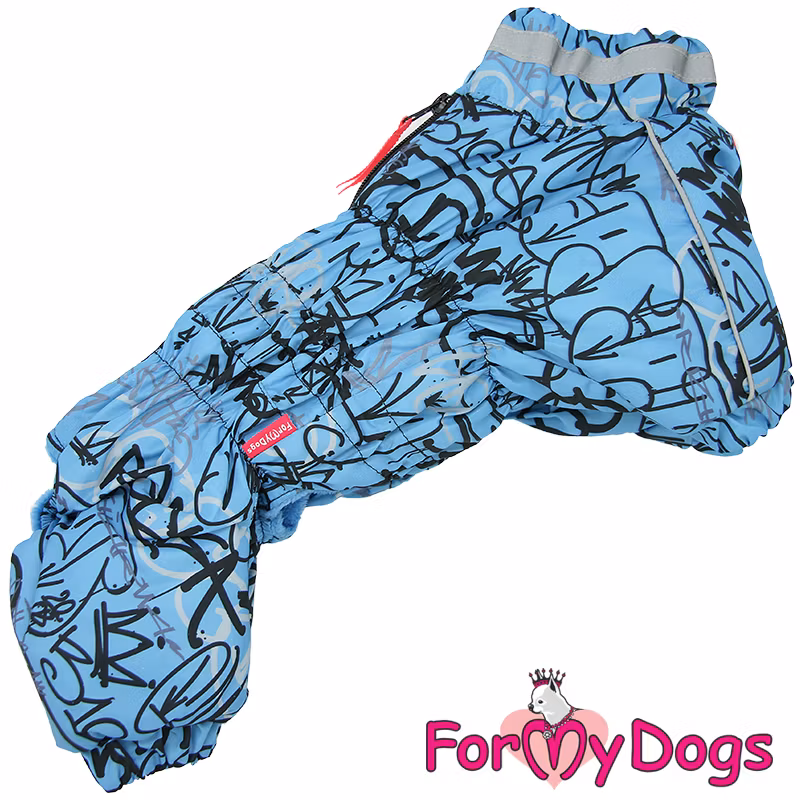 Varm Vinteroverall "Scribble" Hane "For My Dogs"