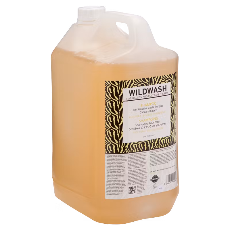 WILDWASH PRO Sensitive Schampoo -  för känslig hud/päls, valpar, kattungar och katter