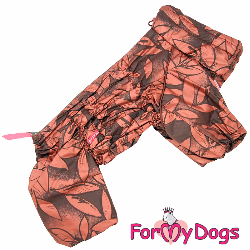 Regnoverall "Bronze Leaves" Tik "For My Dogs"