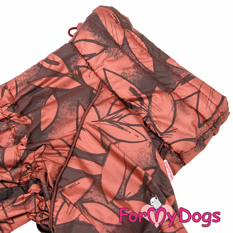 Regnoverall "Bronze Leaves" Tik "For My Dogs"