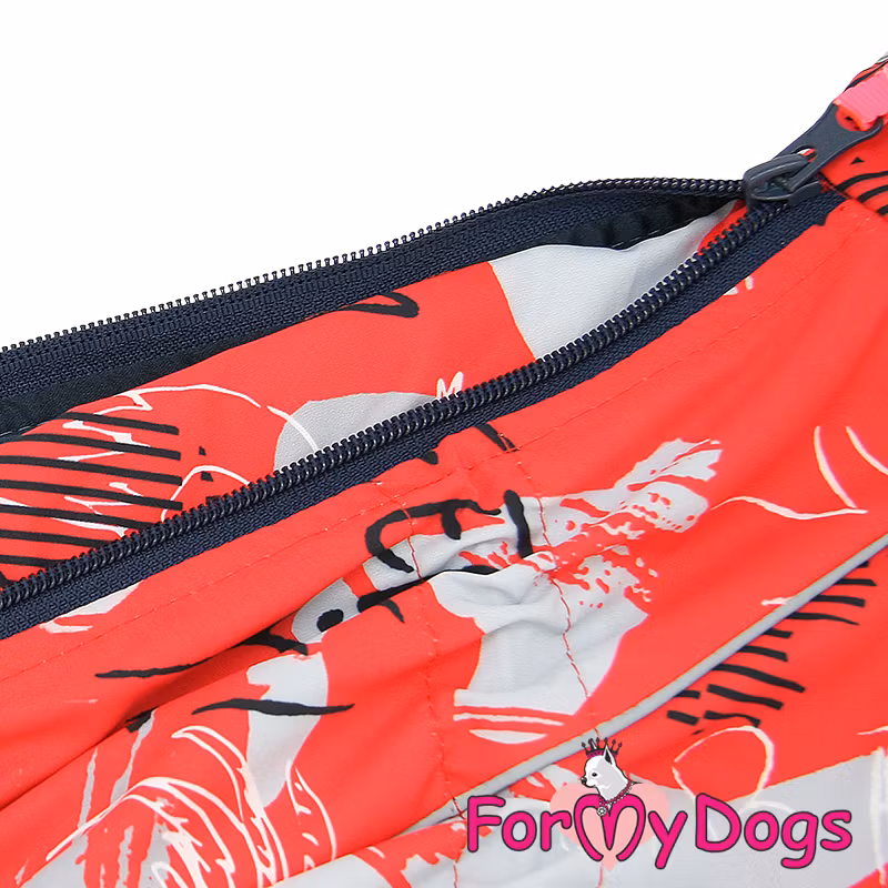 Vinteroverall "Grey N Red" Tik "For My Dogs"