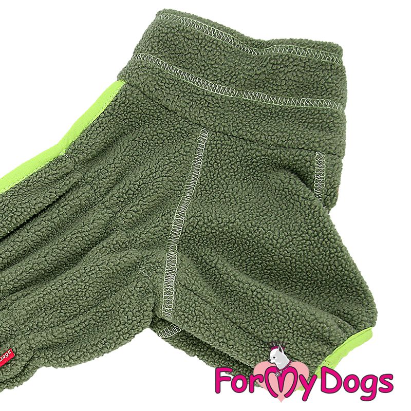 Suit Fleece Overall "Army Green" Hane "For My Dogs"