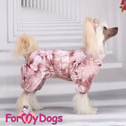 Varm Plysh/Fleece Overall "Mauve Merle" Tik "For My Dogs"