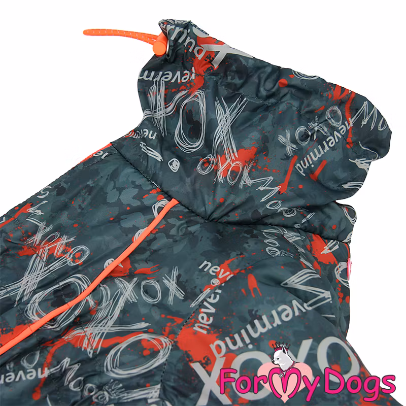 Varm Vinteroverall "XOXO" Hane "For My Dogs"