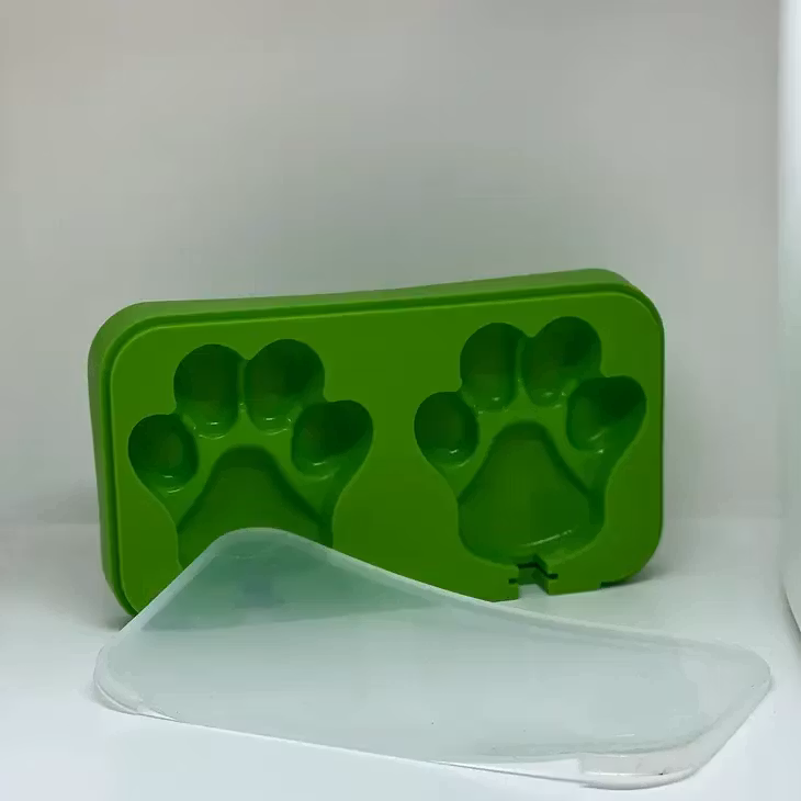 No Fuss Fill Silicone Pawsicle Ice Lolly mould Silikonform för hemmagjord glass