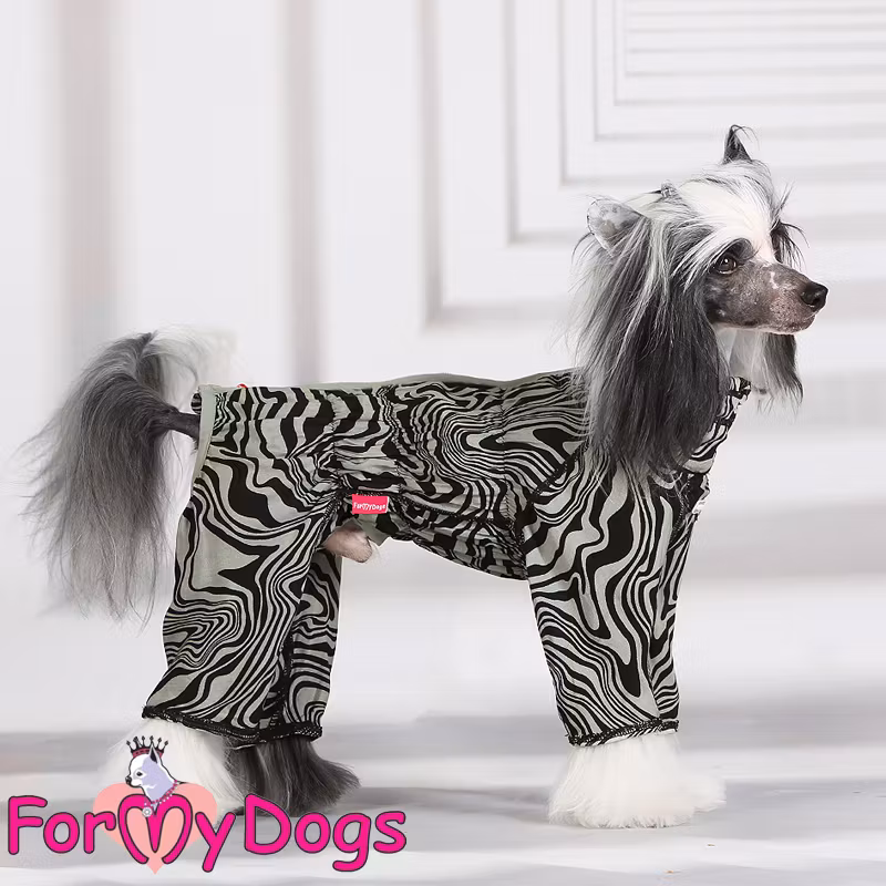 Duster tunn skyddsoverall "Grey tiger" Hane "For My Dogs"