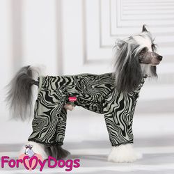 Duster tunn skyddsoverall "Grey tiger" Hane "For My Dogs"