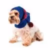 Mössa Christmas Snowflakes Blue Alpaca Dog Hat "Alqo Wasi Peruvian Dogwear"