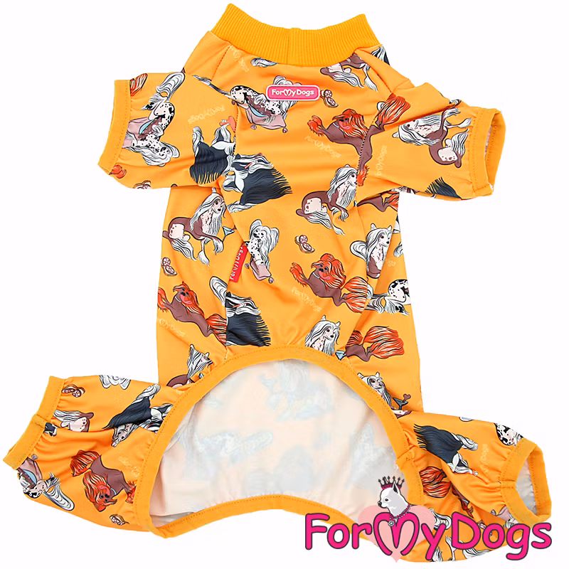 Mysoverall Klassisk Modell Pyjamas "CCD Mania" UNISEX "For My Dogs"