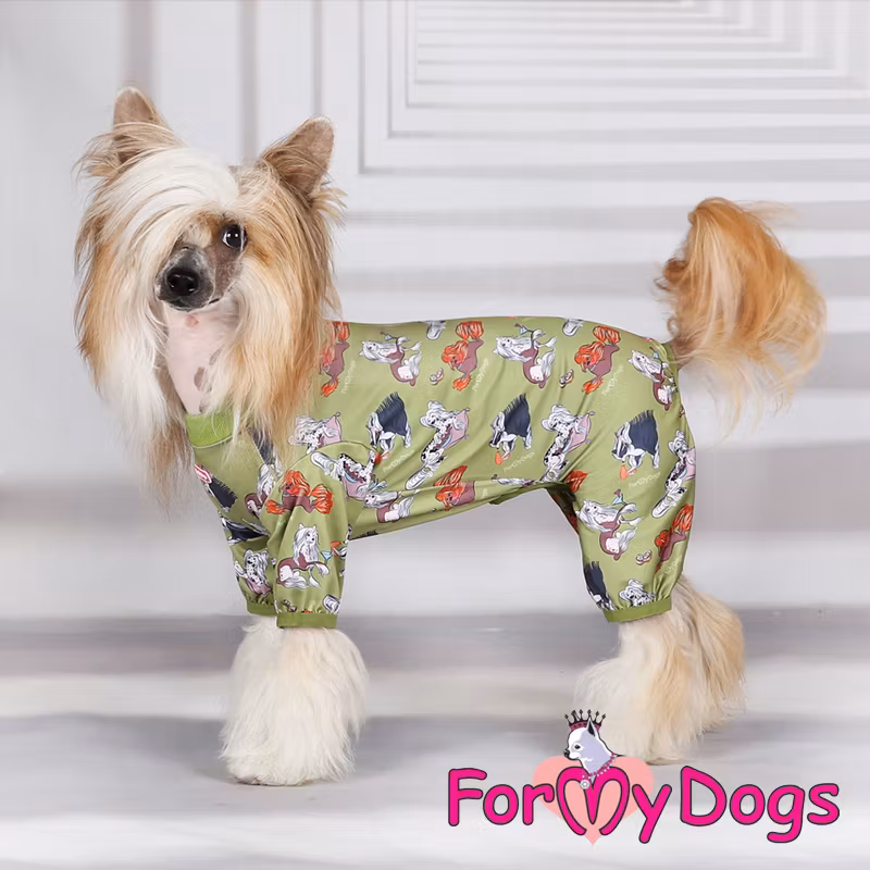 Mysoverall Klassisk Modell Pyjamas "CCD Mania" UNISEX "For My Dogs"