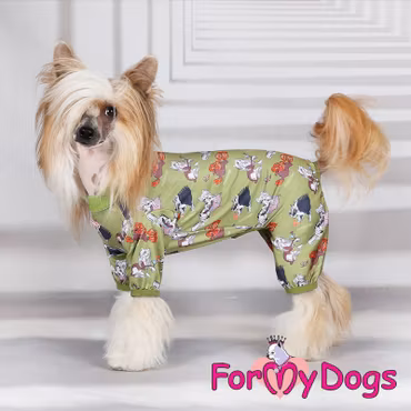 Mysoverall Klassisk Modell Pyjamas "CCD Mania" UNISEX "For My Dogs"