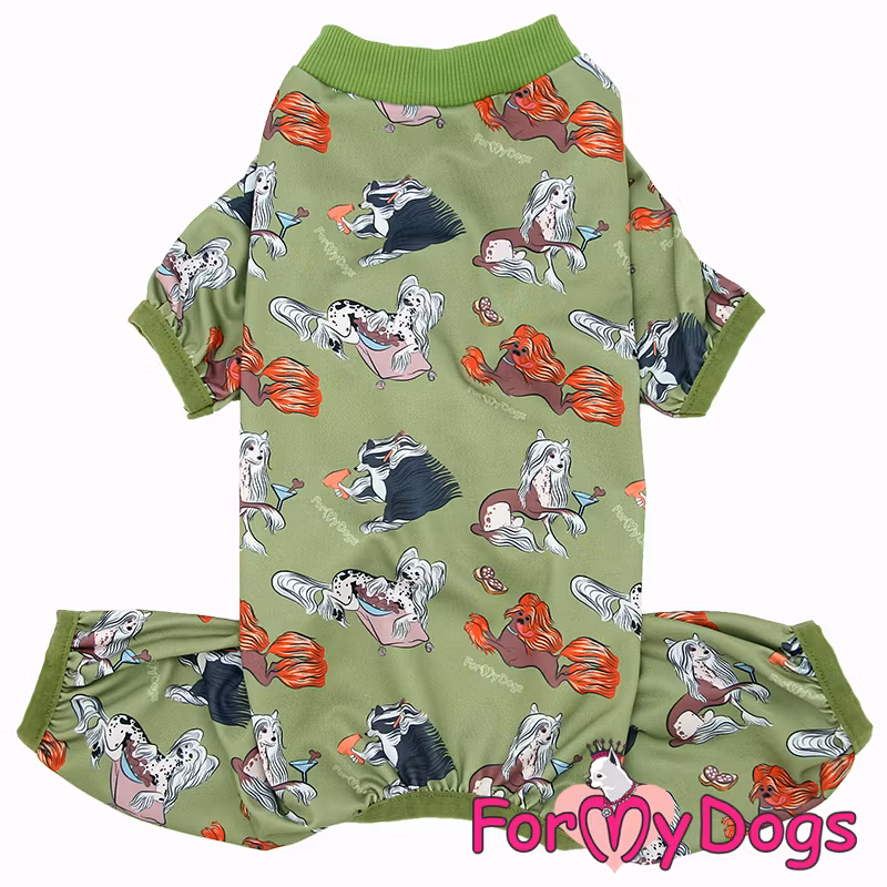 Mysoverall Klassisk Modell Pyjamas "CCD Mania" UNISEX "For My Dogs"