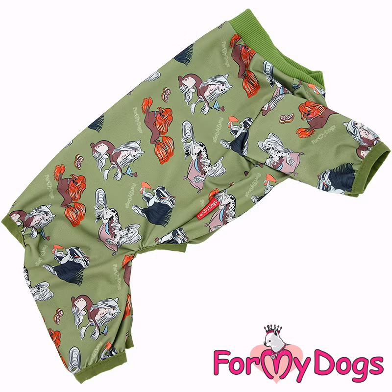 Mysoverall Klassisk Modell Pyjamas "CCD Mania" UNISEX "For My Dogs"