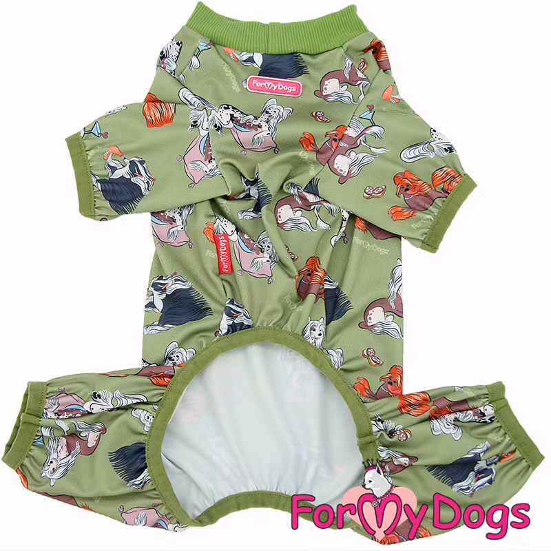 Mysoverall Klassisk Modell Pyjamas "CCD Mania" UNISEX "For My Dogs"