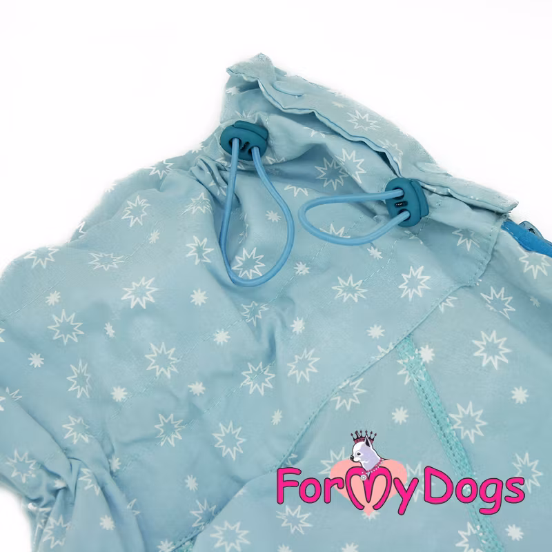 Duster "Ljusblå Stars" Hane "For My Dogs"