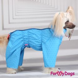 Duster tunn skyddsoverall "Blue Hexagon" Hane "For My Dogs"