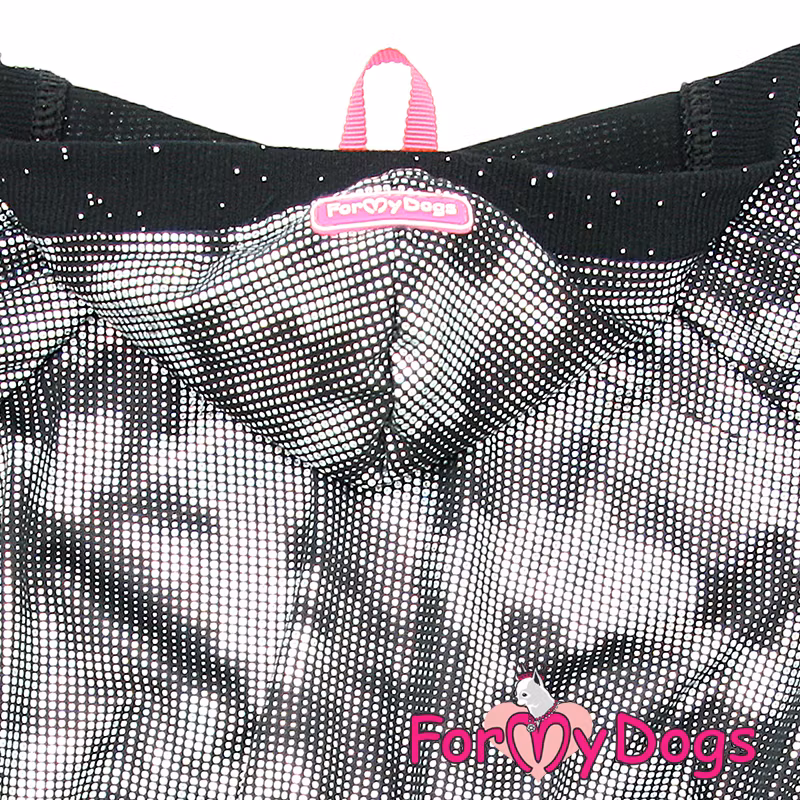 Mysdress Suit Pyjamas overall "Black/Gray" Unisex "For My Dogs"